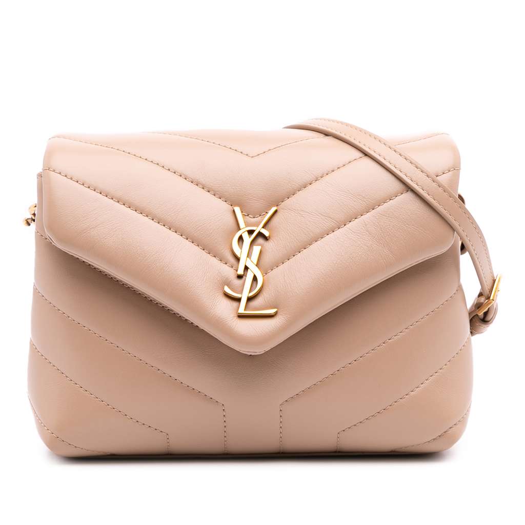 Saint Laurent Toy Matelasse Leather Monogram LouLou Crossbody
