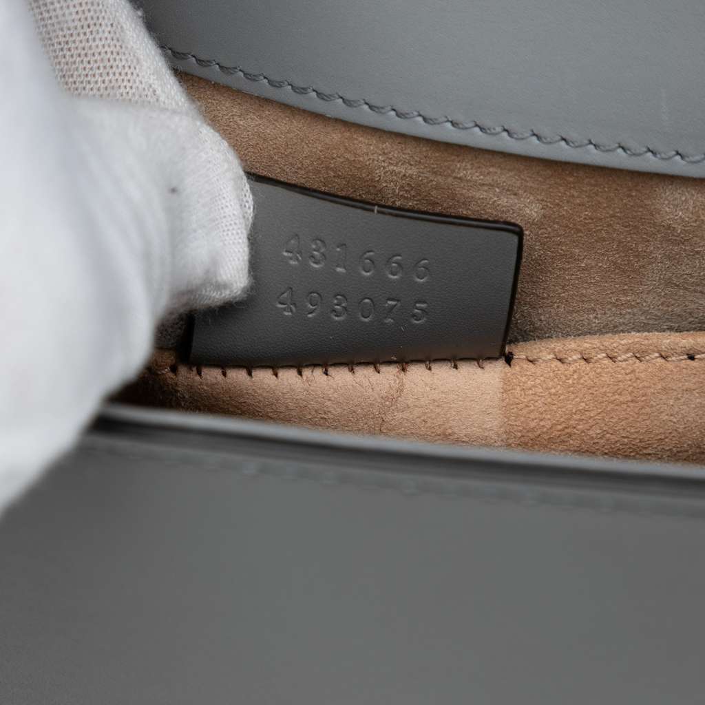 Gucci Mini Leather Web Sylvie Chain Crossbody - Detail 1