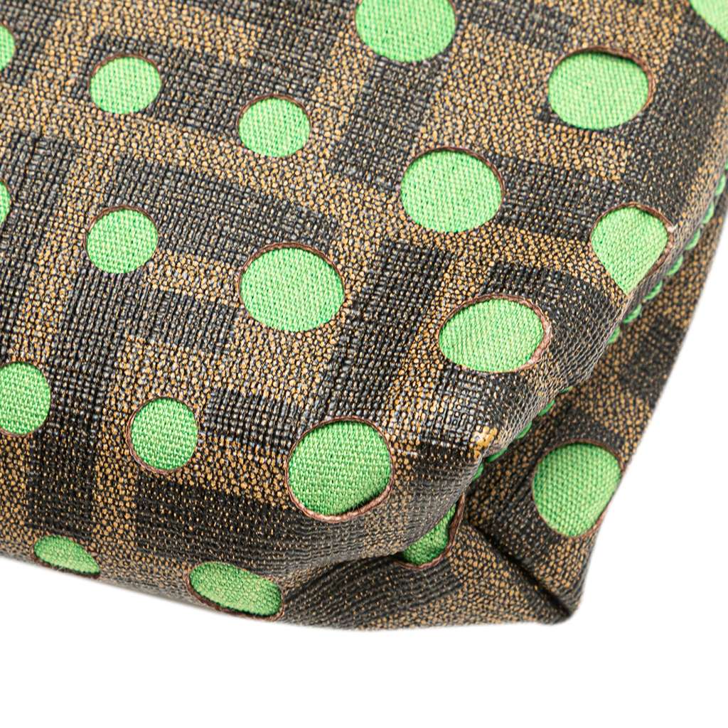 Fendi Zucca Spalmati Dots Chain Pochette - Image 10