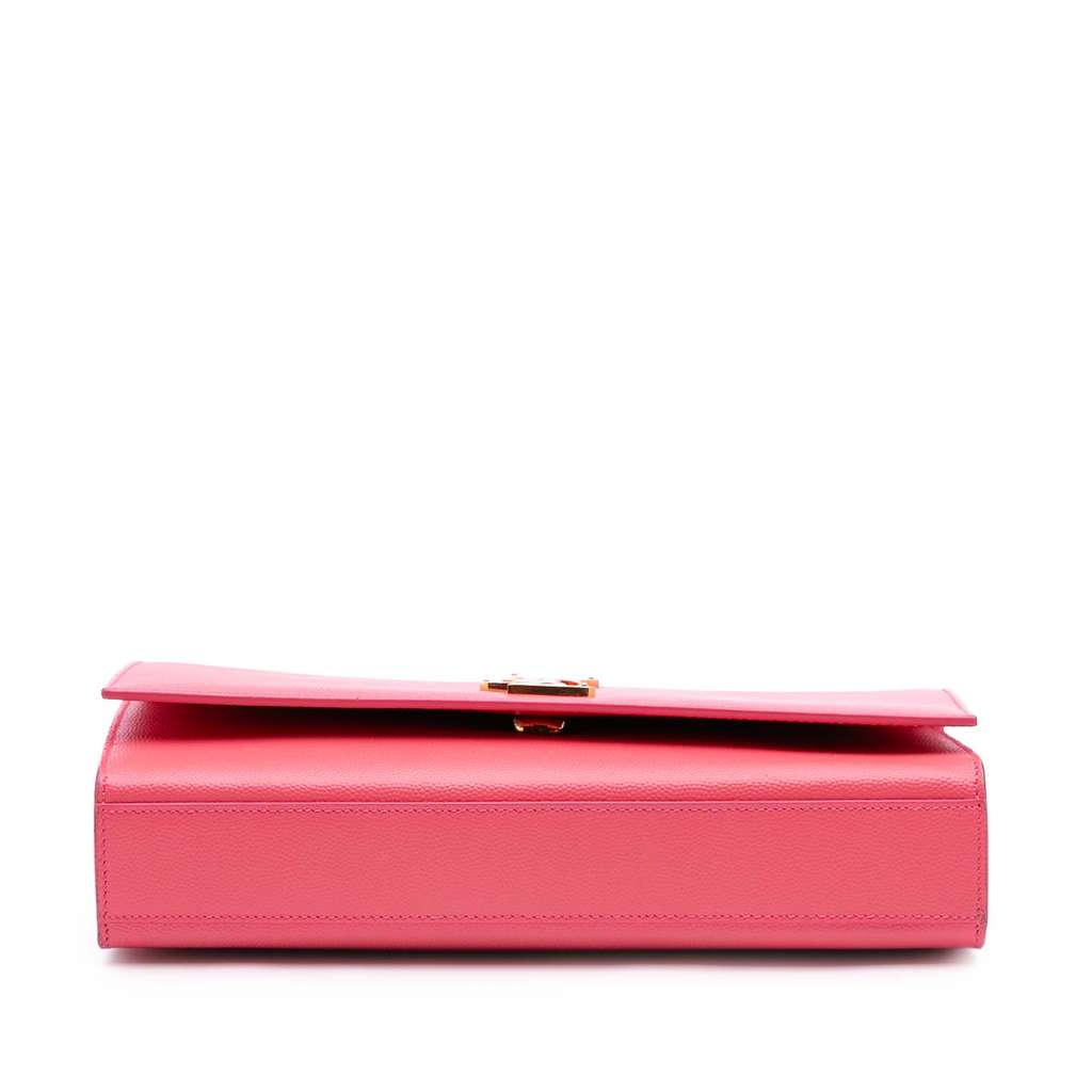 Saint Laurent Medium Grain De Poudre Monogram Kate Crossbody - Image 6