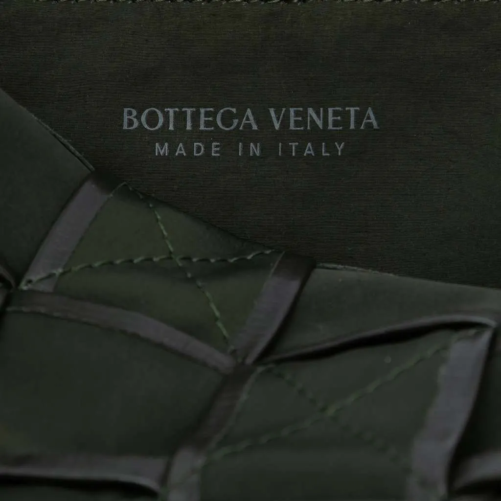 Bottega Veneta Stretch Paper Calfskin Intrecciato Cassette Crossbody Black Leather Good - Box View