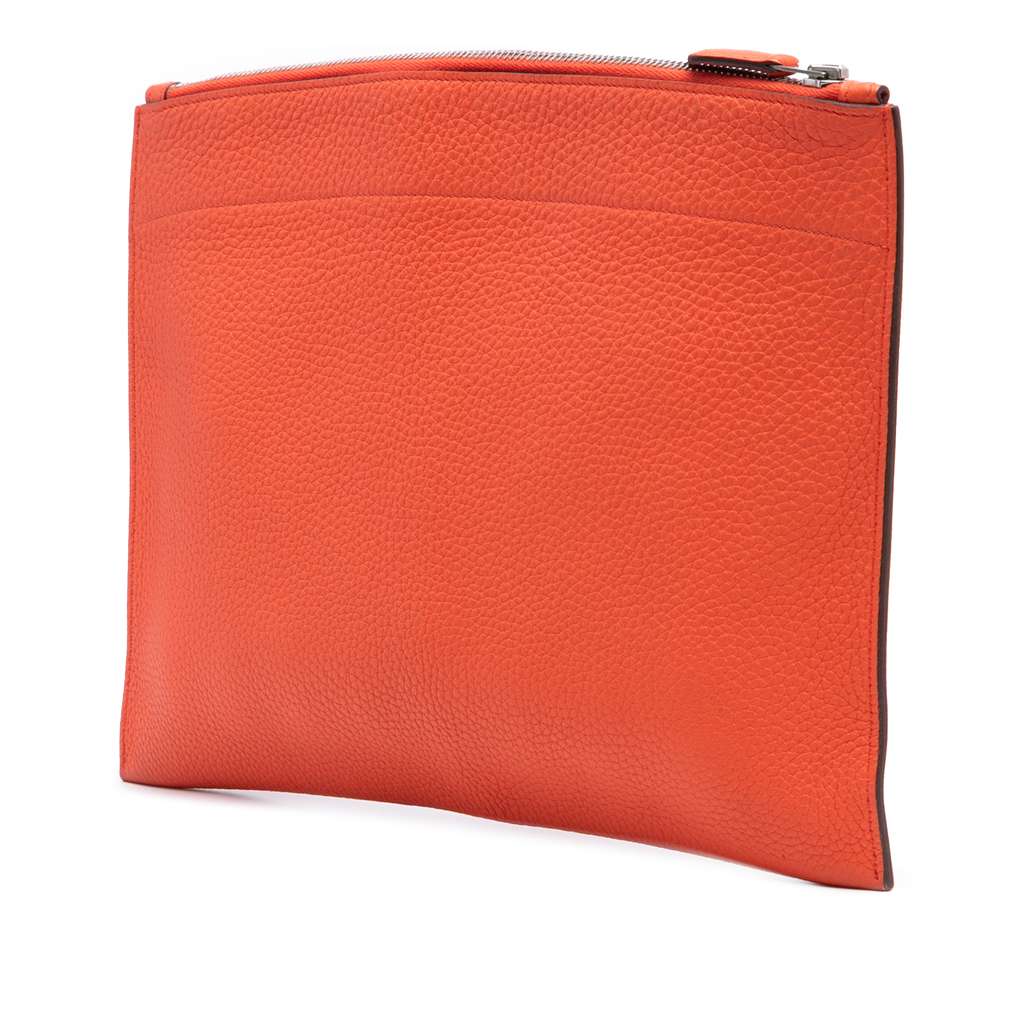 Hermès Medium Togo Bazar Pouch - Back view