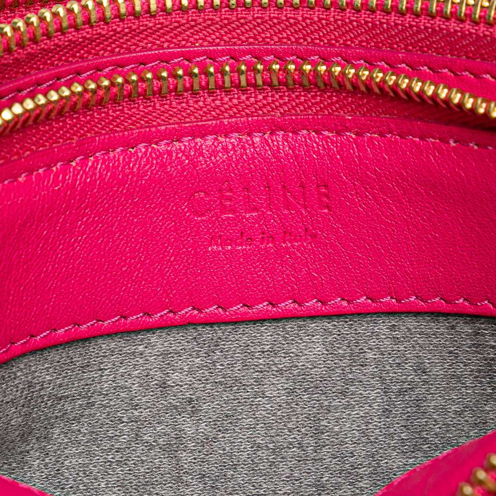 Celine Small Lambskin Trio Crossbody - Side view