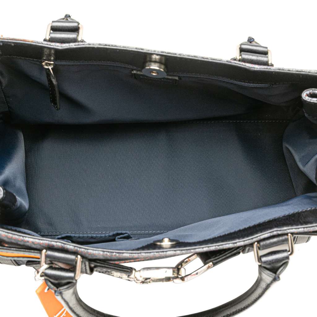 Dior Diorissimo Trotter Denim Flight Handle Bag - 4