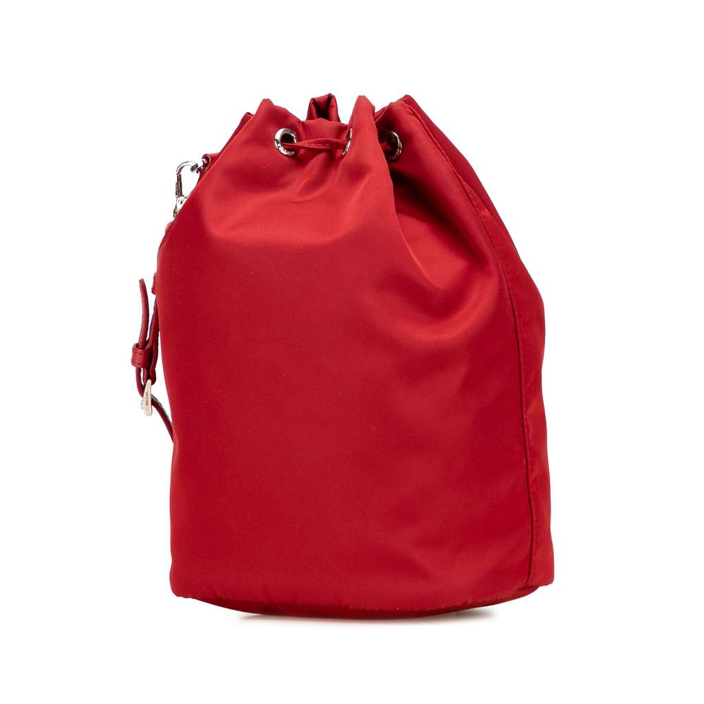 Prada Tessuto Drawstring Pouch - Back view