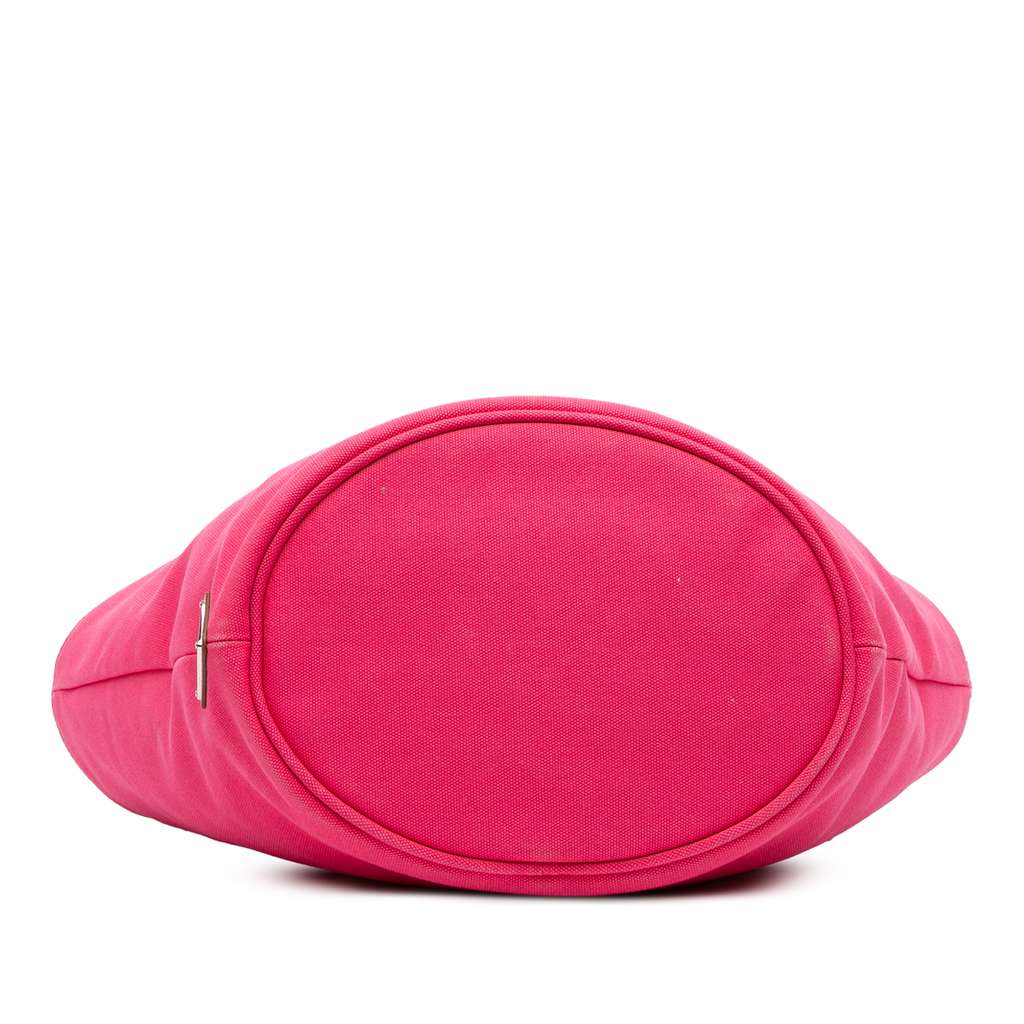 Prada Medium Canvas Canapa Logo Convertible Shopping Tote - Image 6