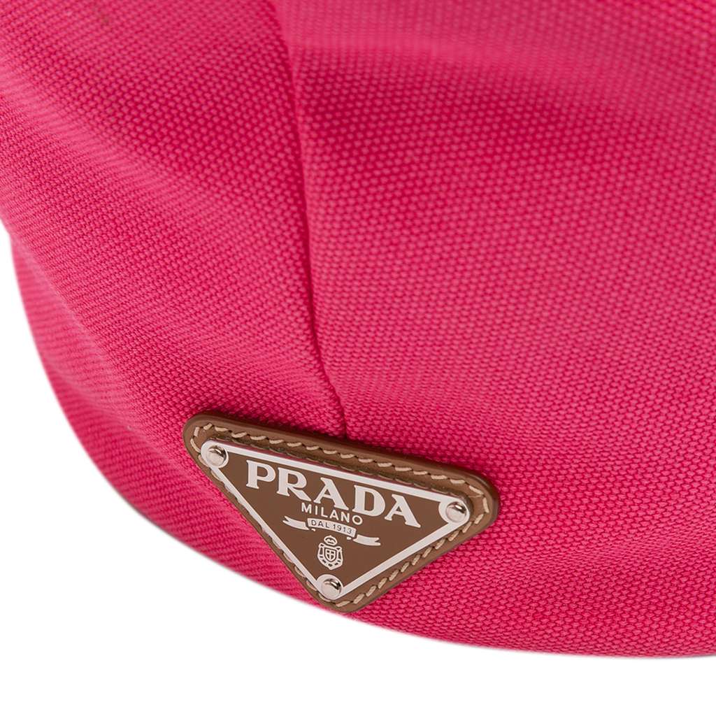 Prada Medium Canvas Canapa Logo Convertible Shopping Tote - Image 10