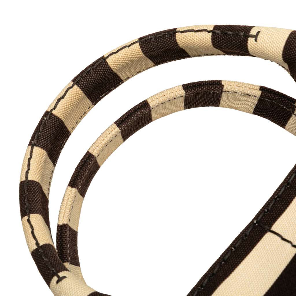 Prada Canvas Canapa Righe Striped Satchel - Image 11