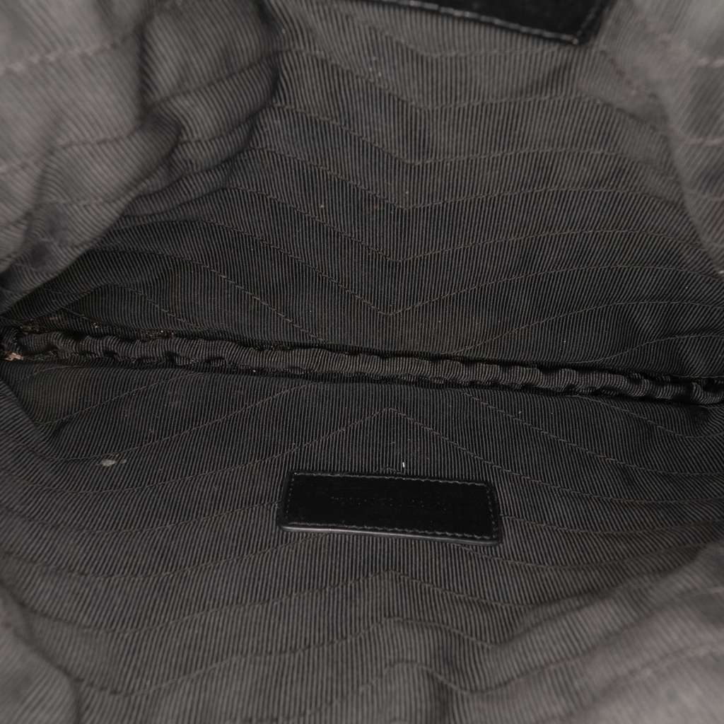 Saint Laurent Chevron Leather Monogram New Jolie Clutch - 4