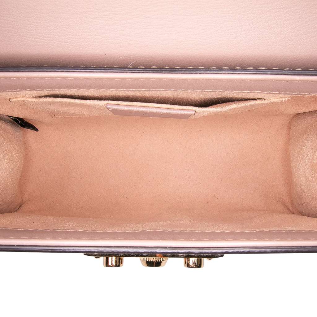 Gucci Small GG Supreme Pearl Studded Padlock Crossbody - 4