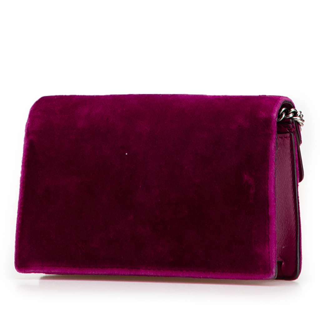 Gucci Mini Velvet Dionysus Crossbody - Back view