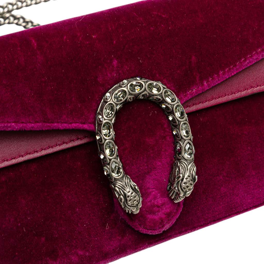Gucci Mini Velvet Dionysus Crossbody - Side view
