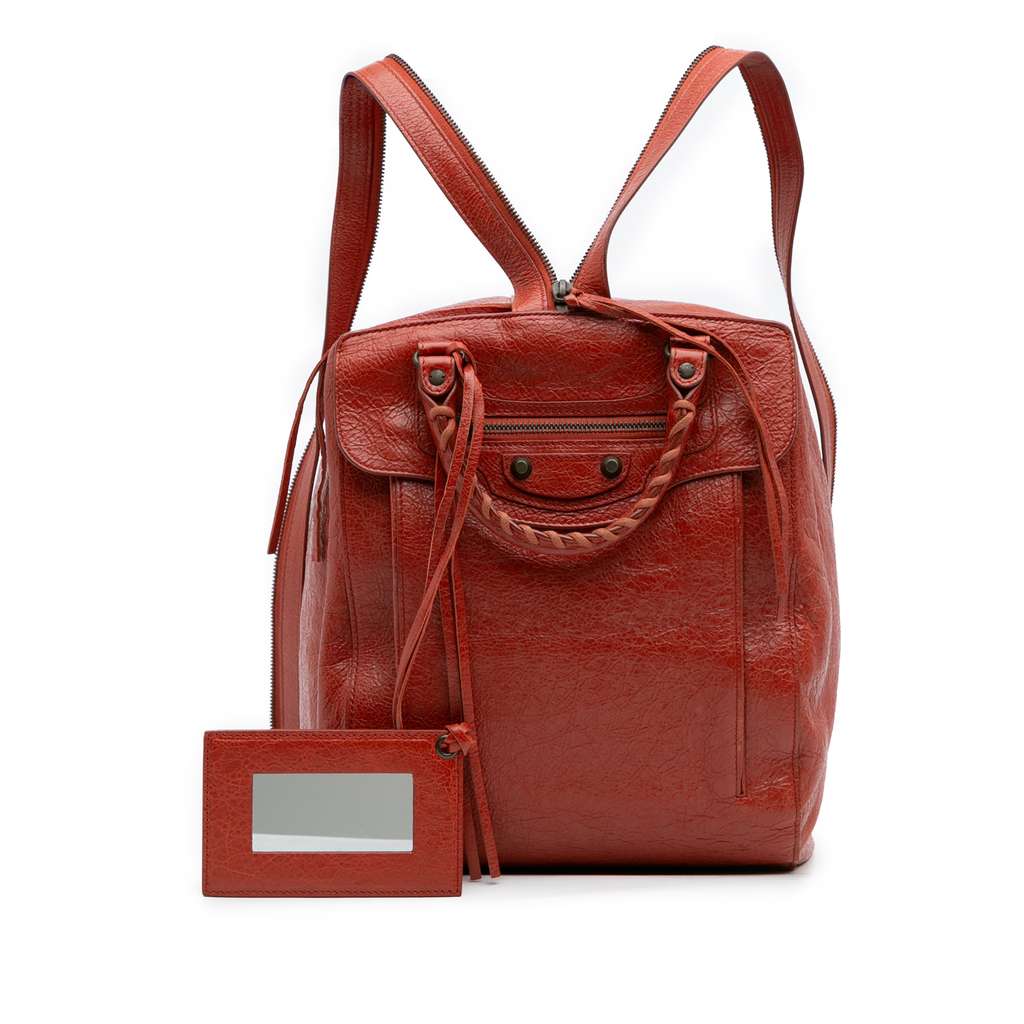 Balenciaga Lambskin Motocross Classic Traveler Convertible Backpack - Image 14