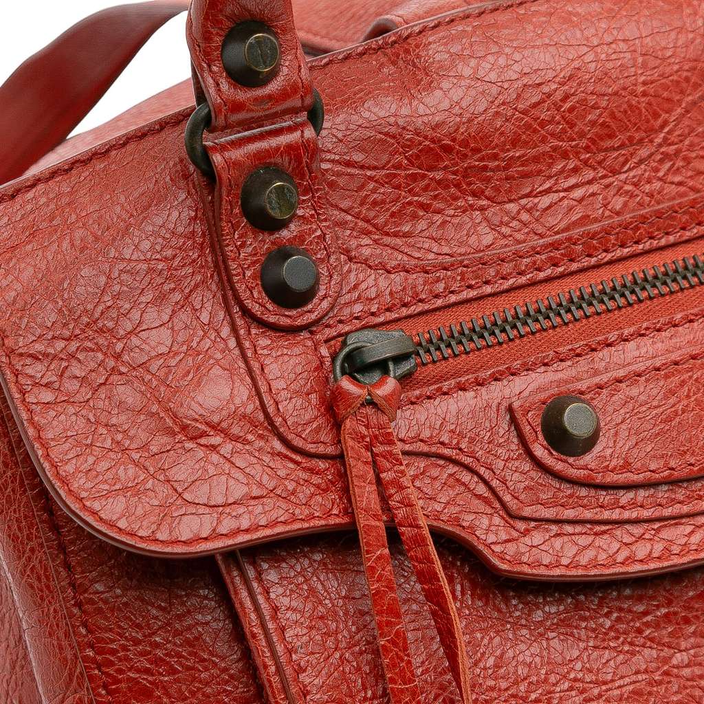 Balenciaga Lambskin Motocross Classic Traveler Convertible Backpack - Detail 2
