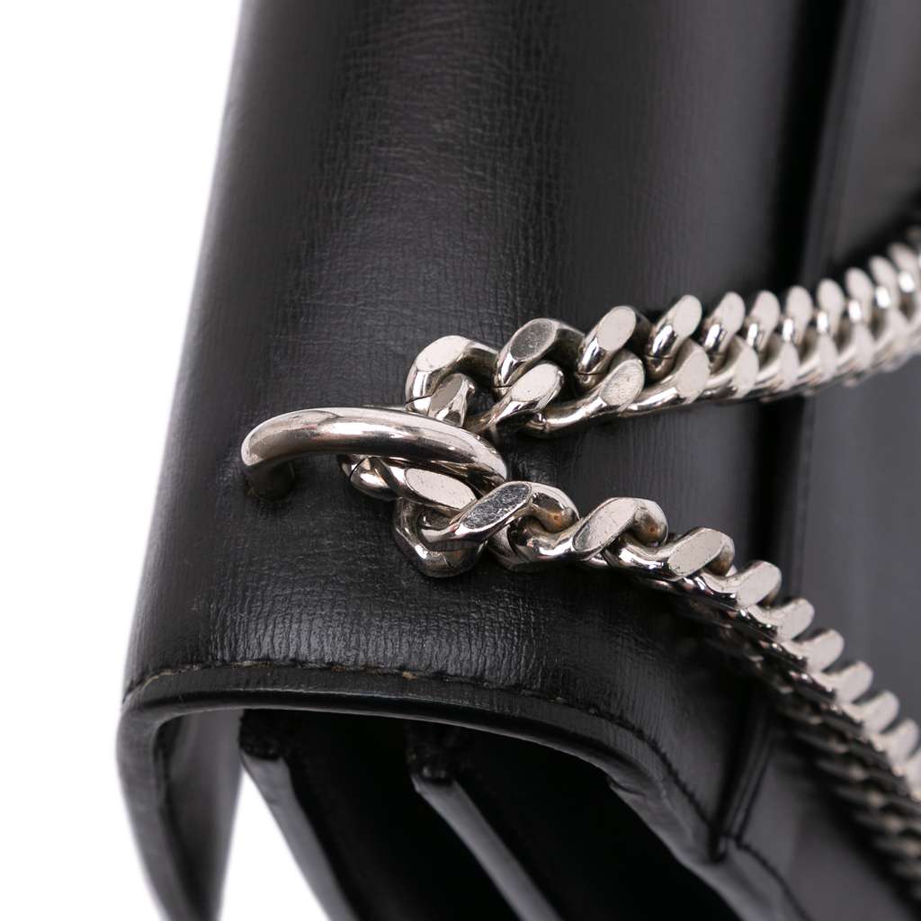 Saint Laurent Large Leather Monogram Sunset Crossbody - Image 13