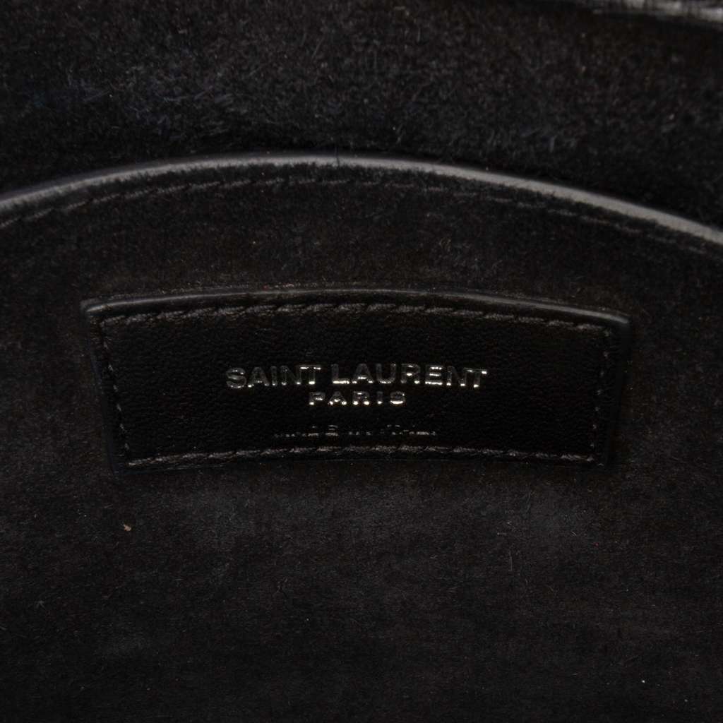 Saint Laurent Large Leather Monogram Sunset Crossbody - Side view