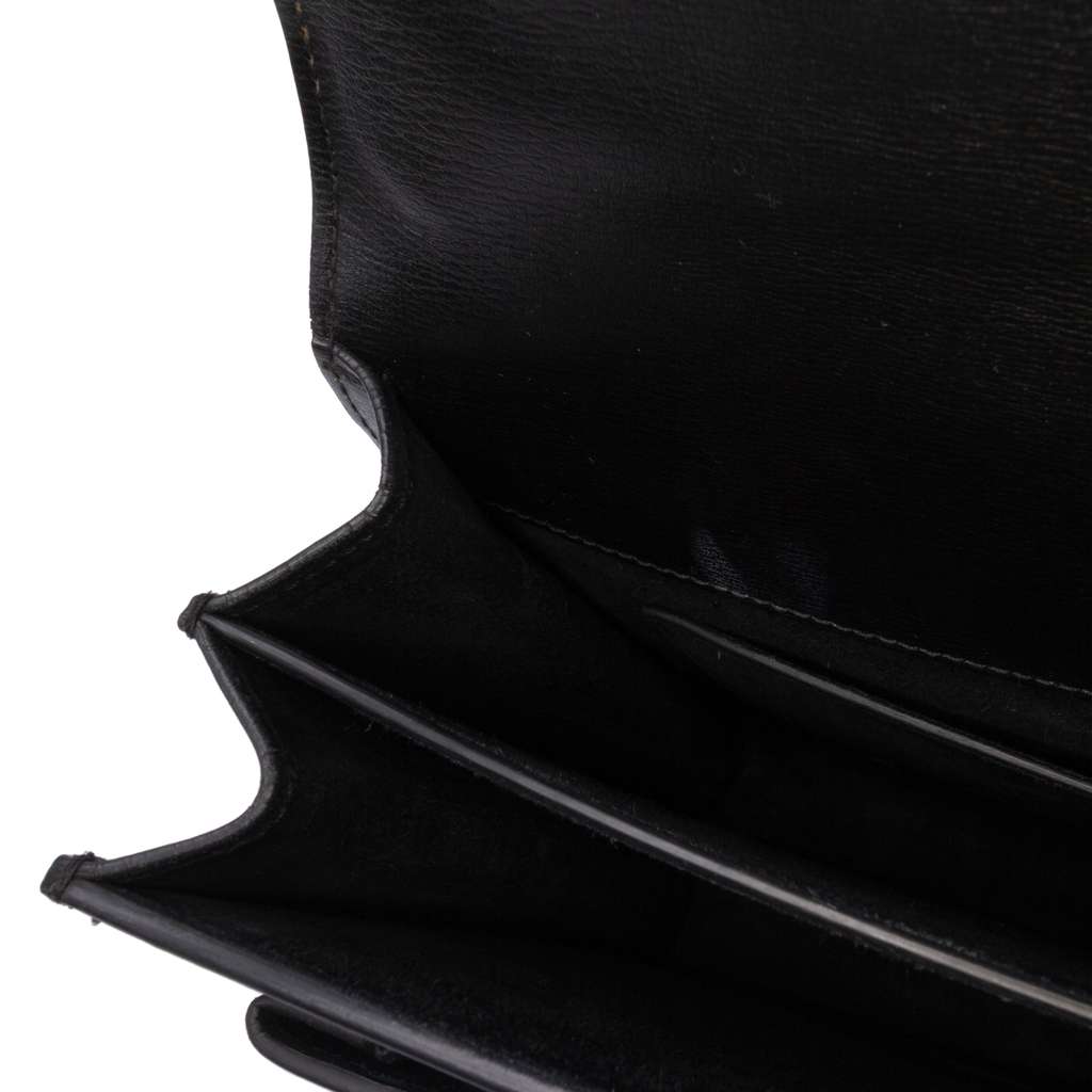 Saint Laurent Large Leather Monogram Sunset Crossbody - Image 10