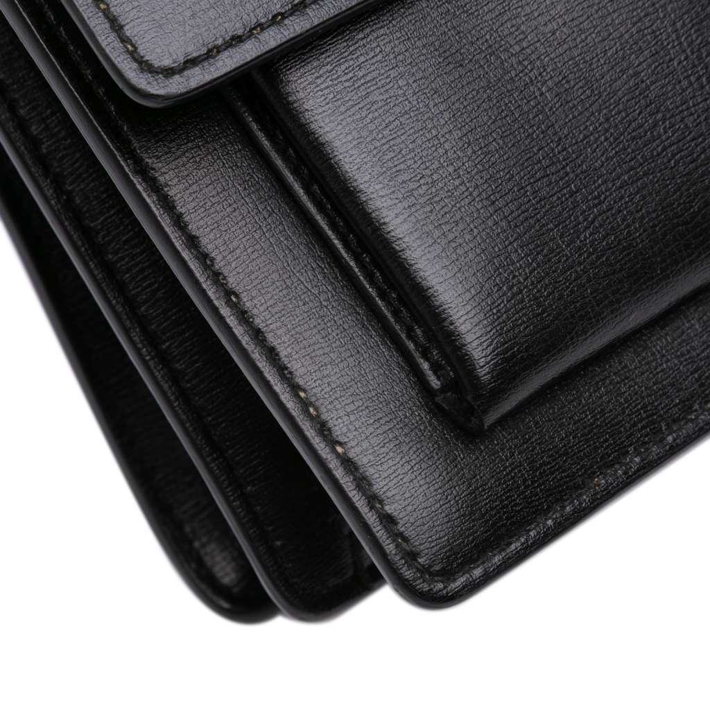 Saint Laurent Large Leather Monogram Sunset Crossbody - Image 11