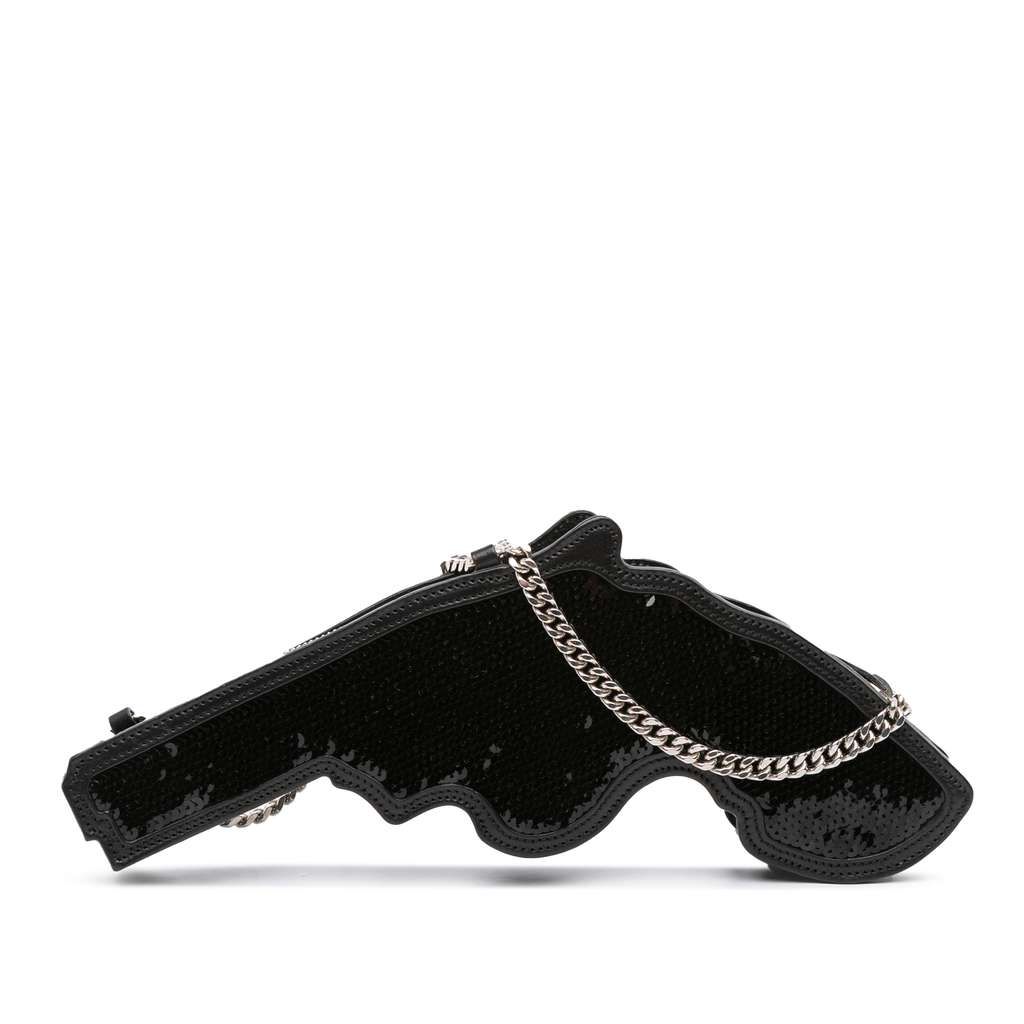 Saint Laurent Sequined Bo Gun Chain Crossbody