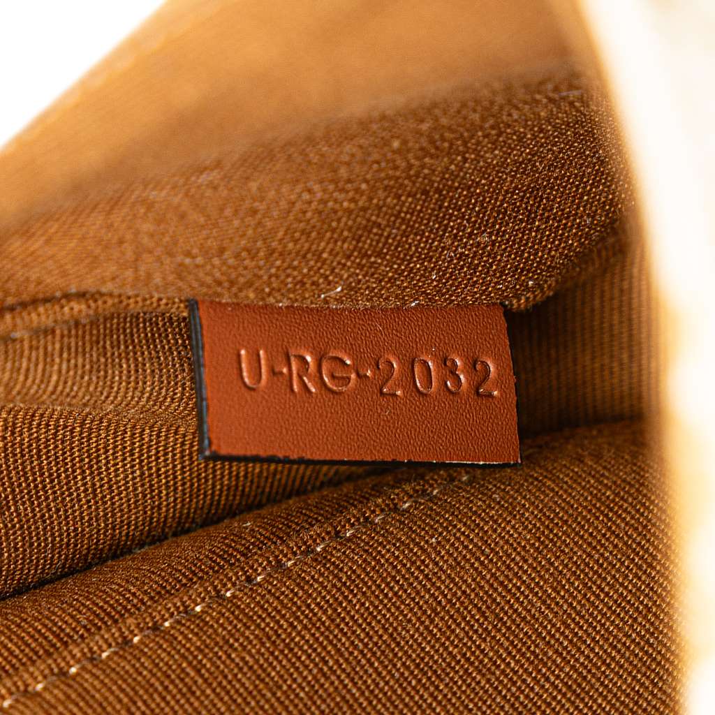 Celine Mini Triomphe Coated Canvas Besace Crossbody - Side view