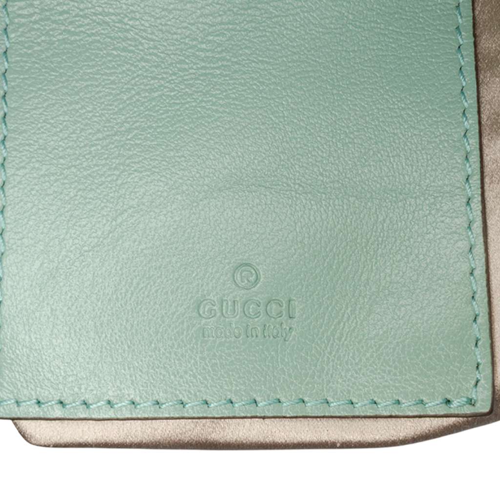 Gucci Small GG Marmont Sequined Diagonal Matelasse Leather Bucket Bag - Side view