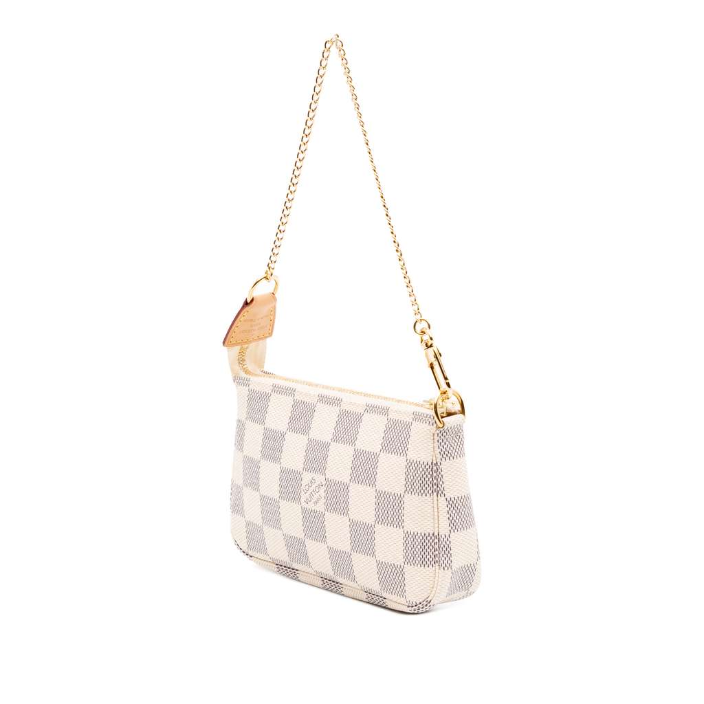 Louis Vuitton Damier Azur Mini Pochette Accessoires - Back view