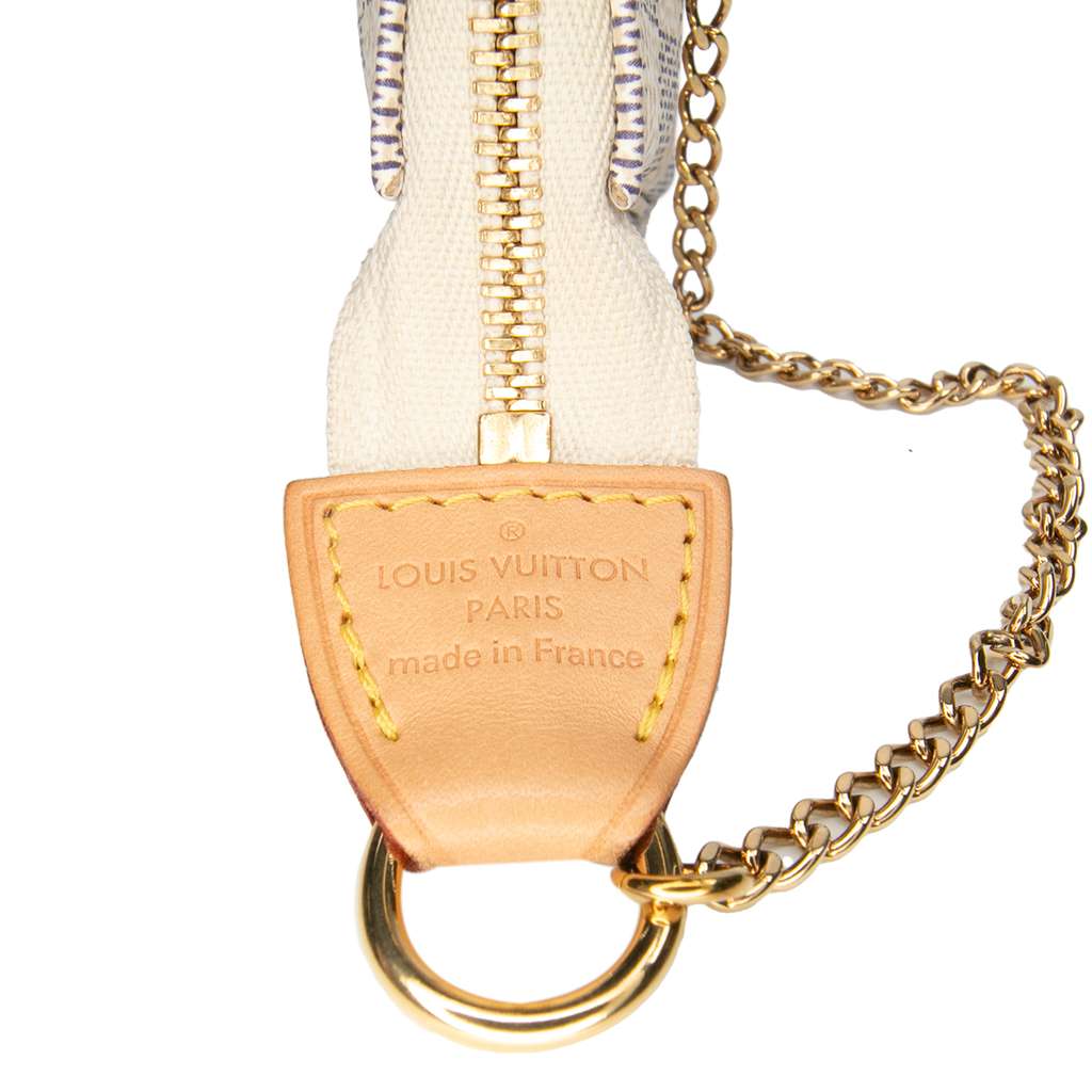 Louis Vuitton Damier Azur Mini Pochette Accessoires - Side view