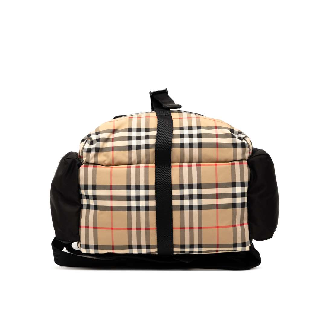 Burberry House Check Nylon Logo Print Wilfin Backpack - Image 6