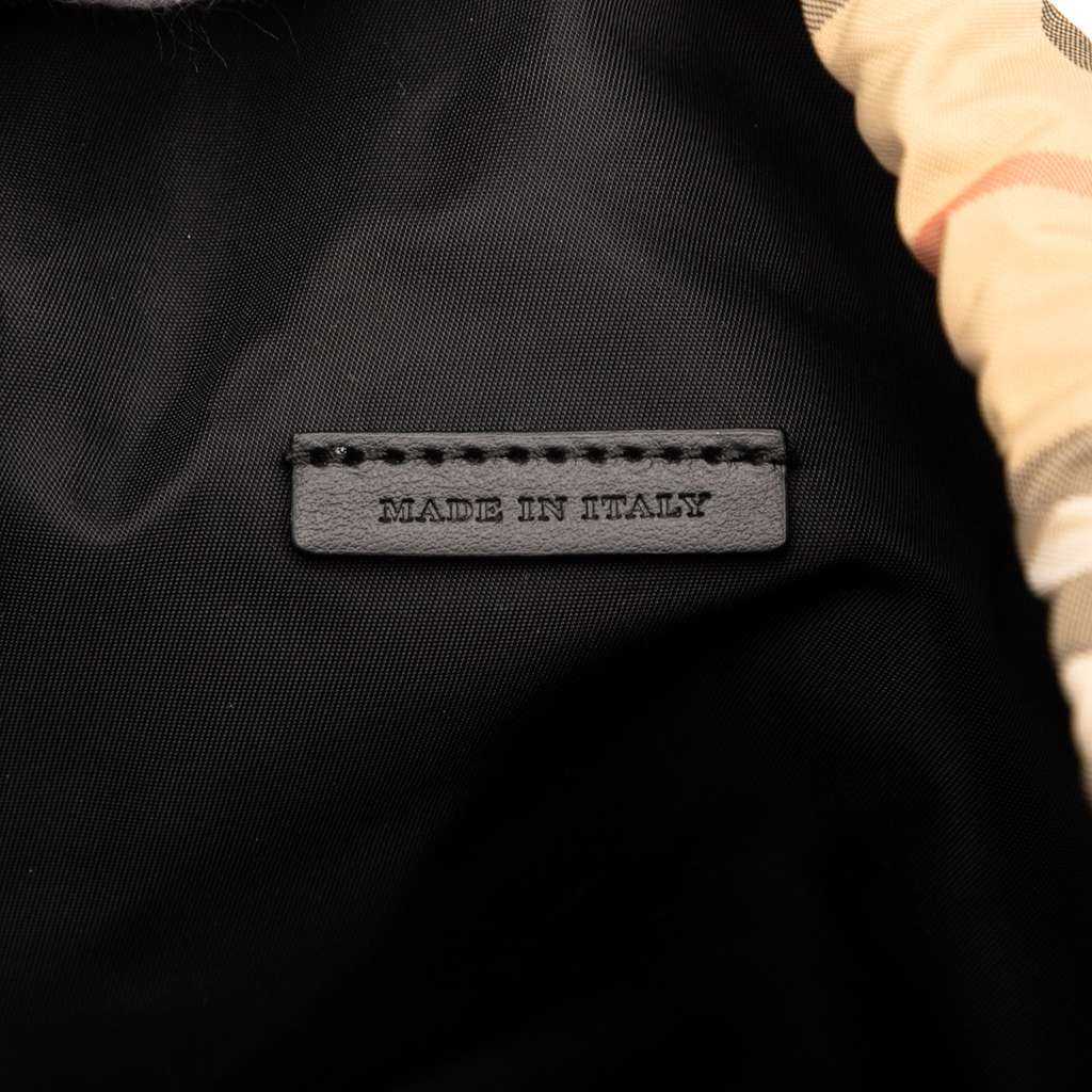 Burberry House Check Nylon Logo Print Wilfin Backpack - Detail 1