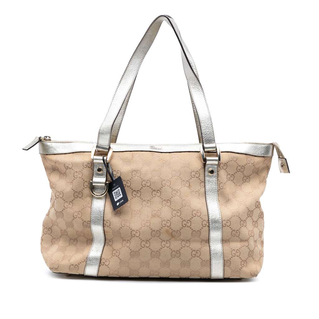 Gucci GG Canvas Abbey D Ring Tote