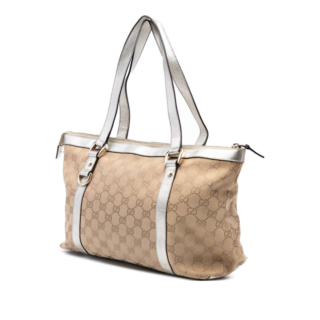 Gucci GG Canvas Abbey D Ring Tote - Back view
