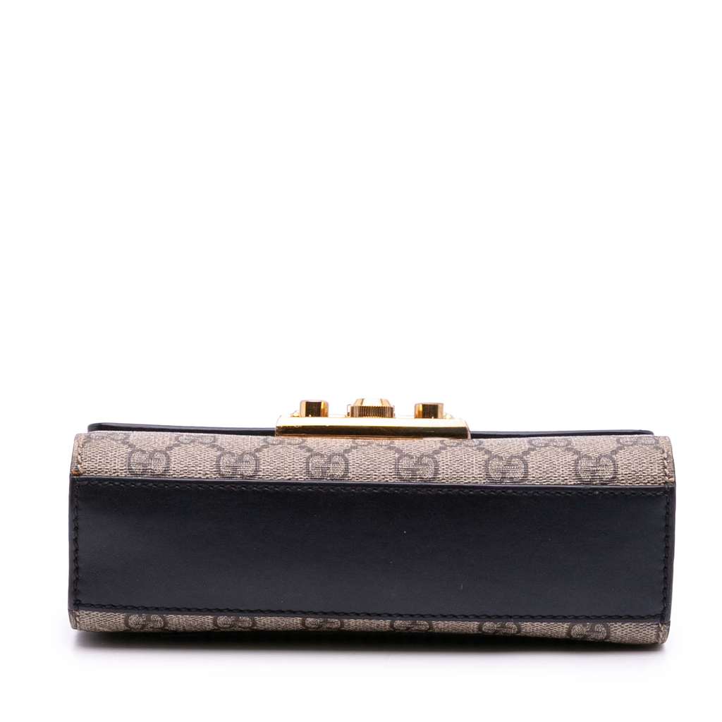 Gucci Small GG Supreme Padlock Crossbody - Image 6