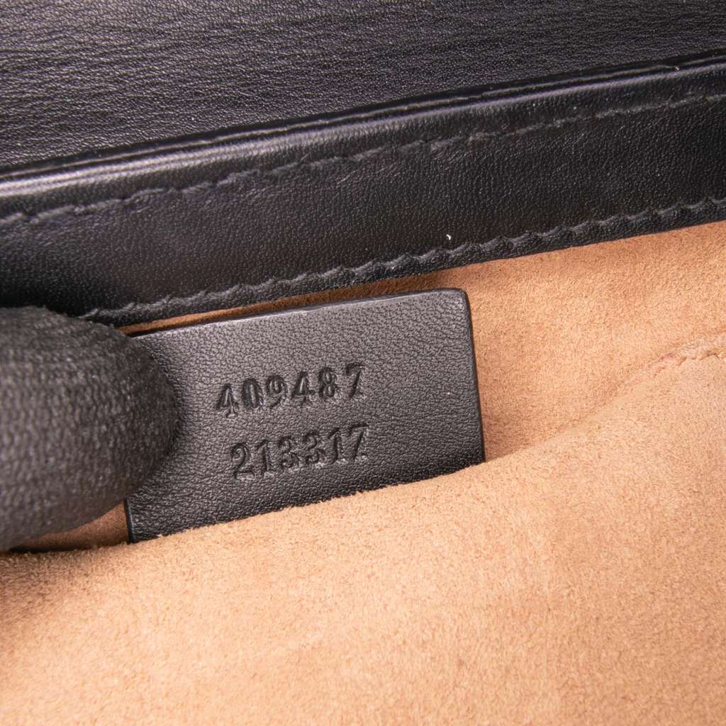 Gucci Small GG Supreme Padlock Crossbody - Side view