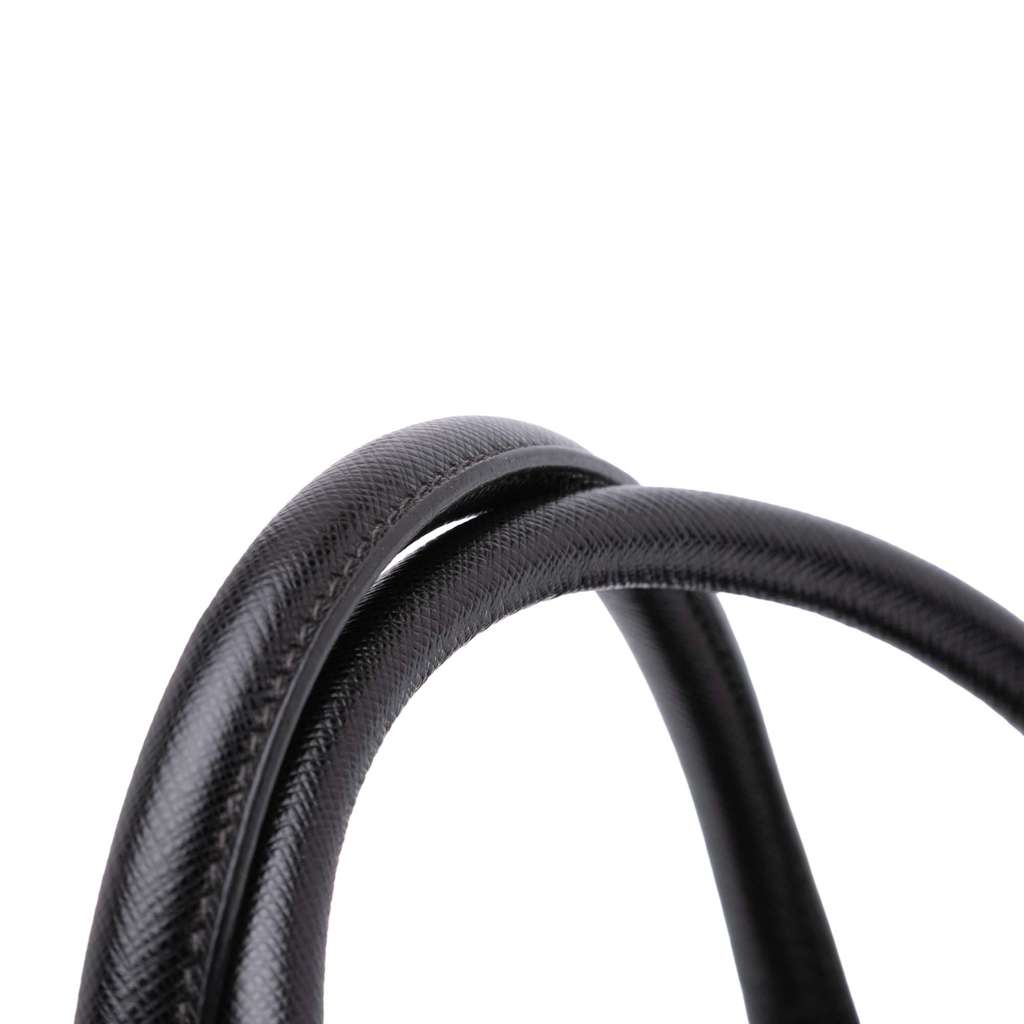 Prada Saffiano Lucido Top Handle Frame Tote - Image 15