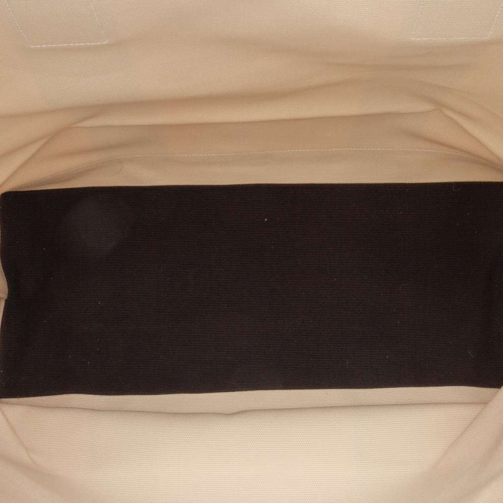 Saint Laurent Canvas East West Beach Shopping Tote - 4