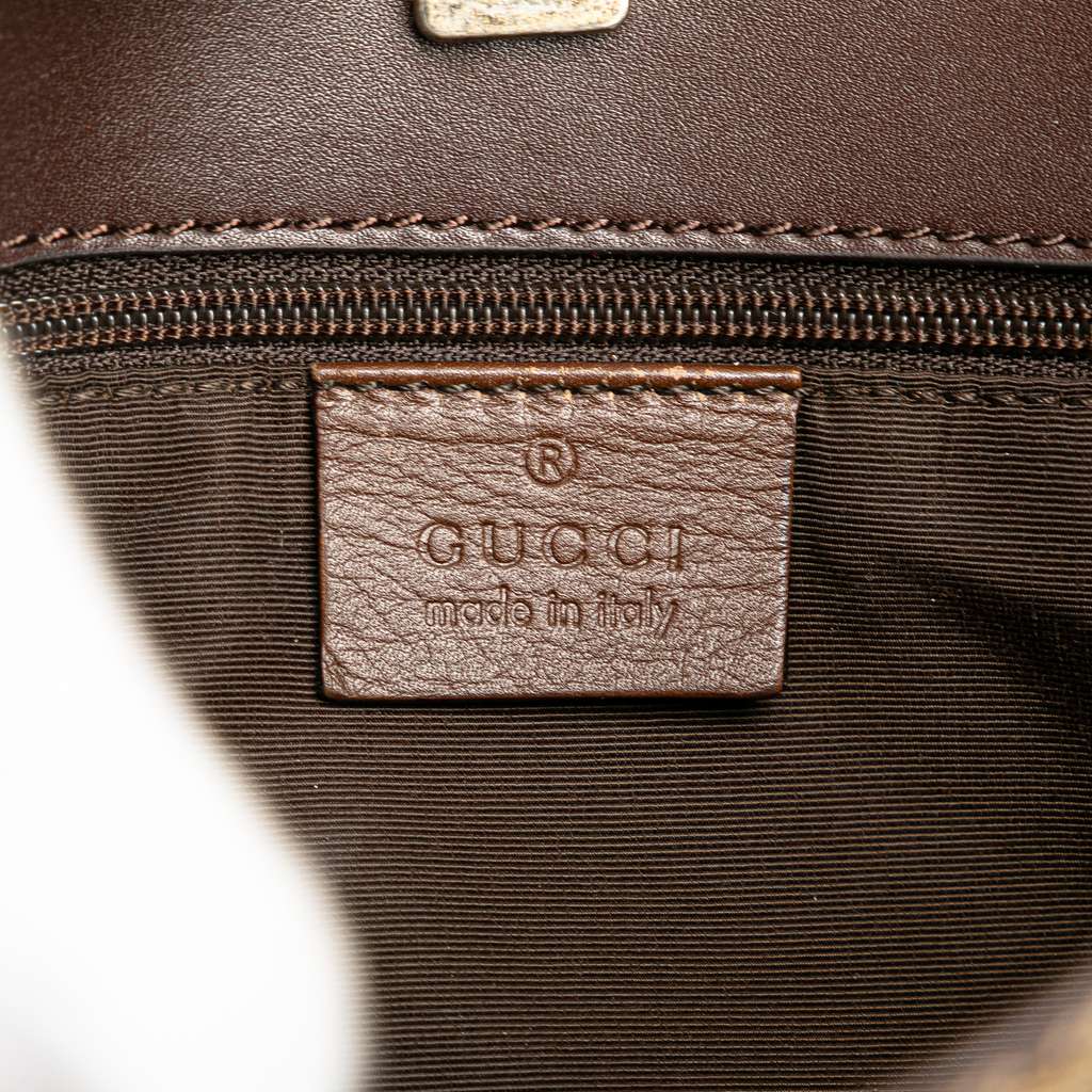 Gucci GG Canvas Shoulder Bag - Side view