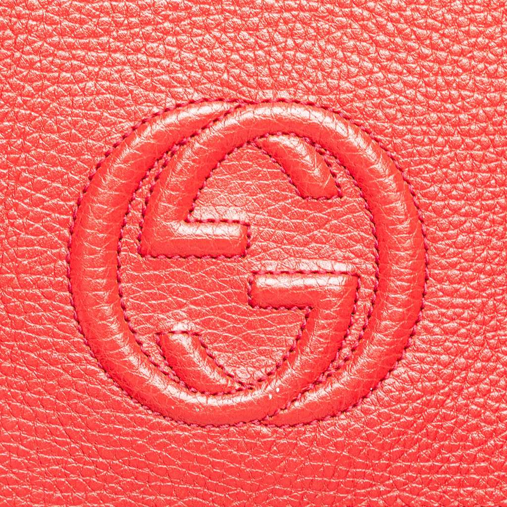 Gucci Leather Soho Wallet on Chain - Side view