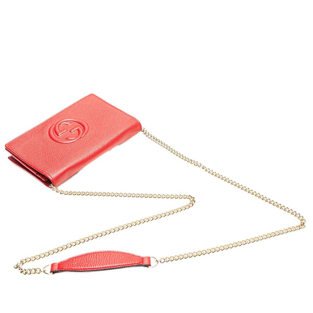 Gucci Leather Soho Wallet on Chain - Image 11