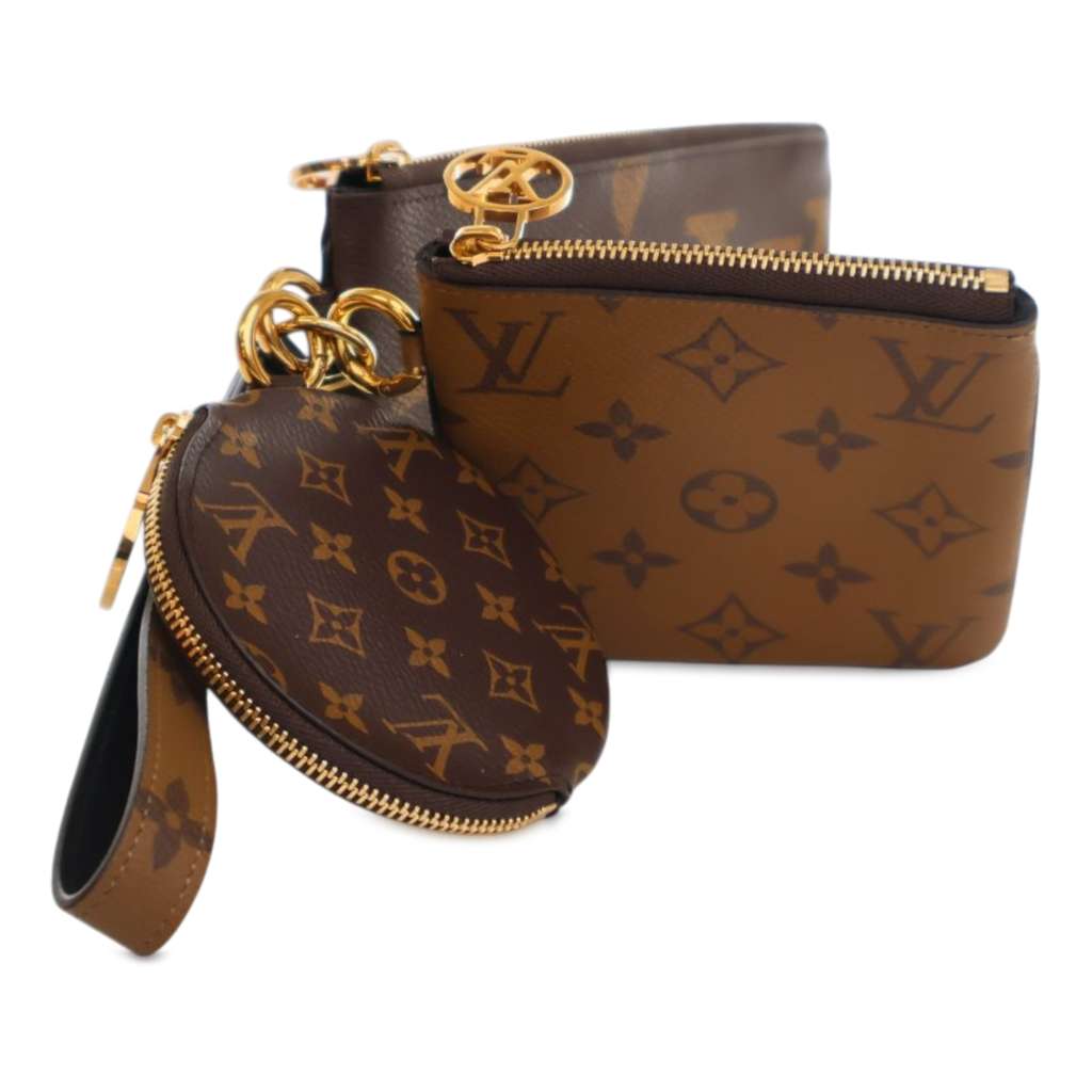 Louis Vuitton Monogram Reverse Giant Trio Pouch - 2