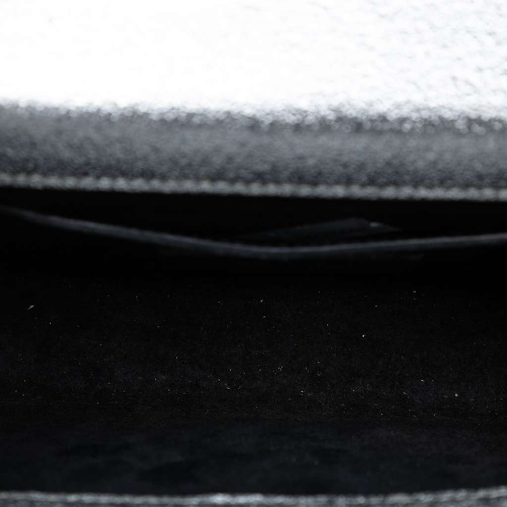 Saint Laurent Small Metallic Calfskin Classic Monogram Kate Crossbody - 4