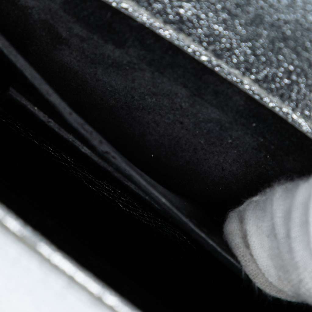 Saint Laurent Small Metallic Calfskin Classic Monogram Kate Crossbody - Side view