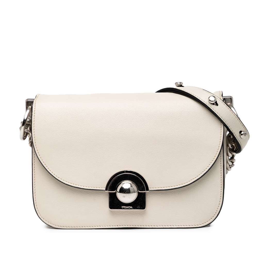 Prada Glace Calf Arcade Crossbody