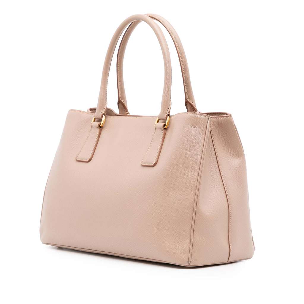 Prada Small Saffiano Lux Galleria Satchel - Back view