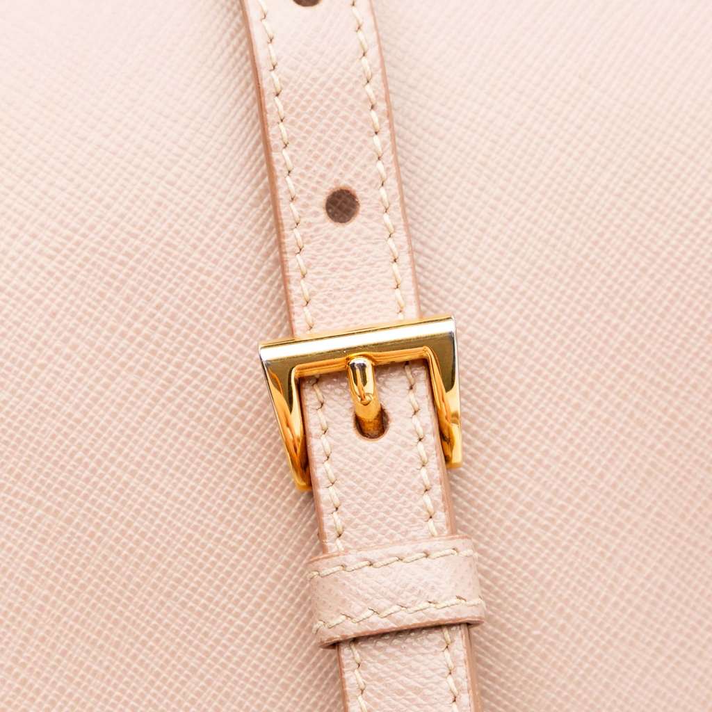 Prada Small Saffiano Lux Galleria Satchel - Image 13