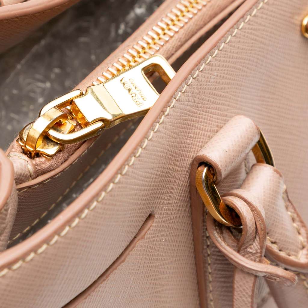 Prada Small Saffiano Lux Galleria Satchel - Image 16