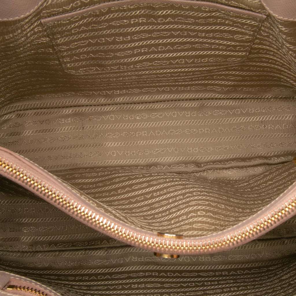 Prada Small Saffiano Lux Galleria Satchel - Side view
