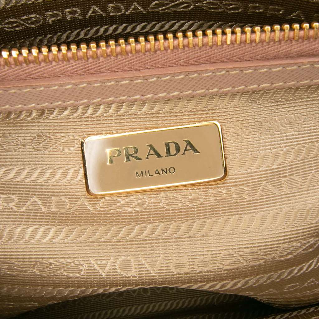 Prada Small Saffiano Lux Galleria Satchel - Detail 1