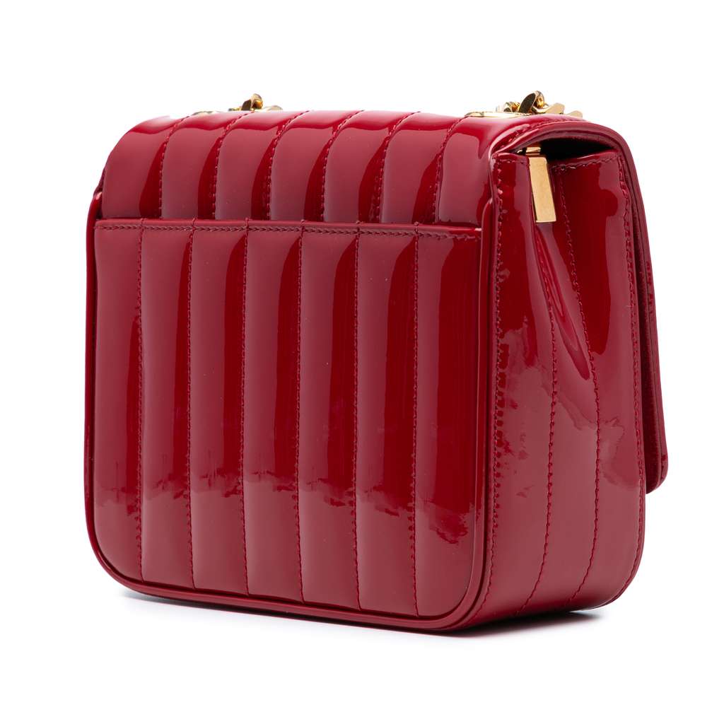 Saint Laurent Small Patent Vicky Crossbody - Back view