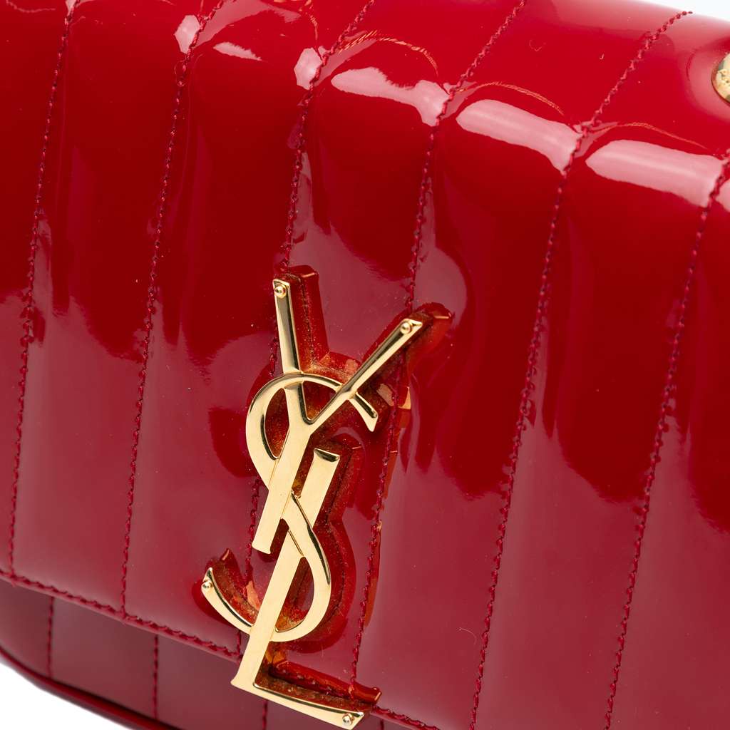 Saint Laurent Small Patent Vicky Crossbody - Detail 1
