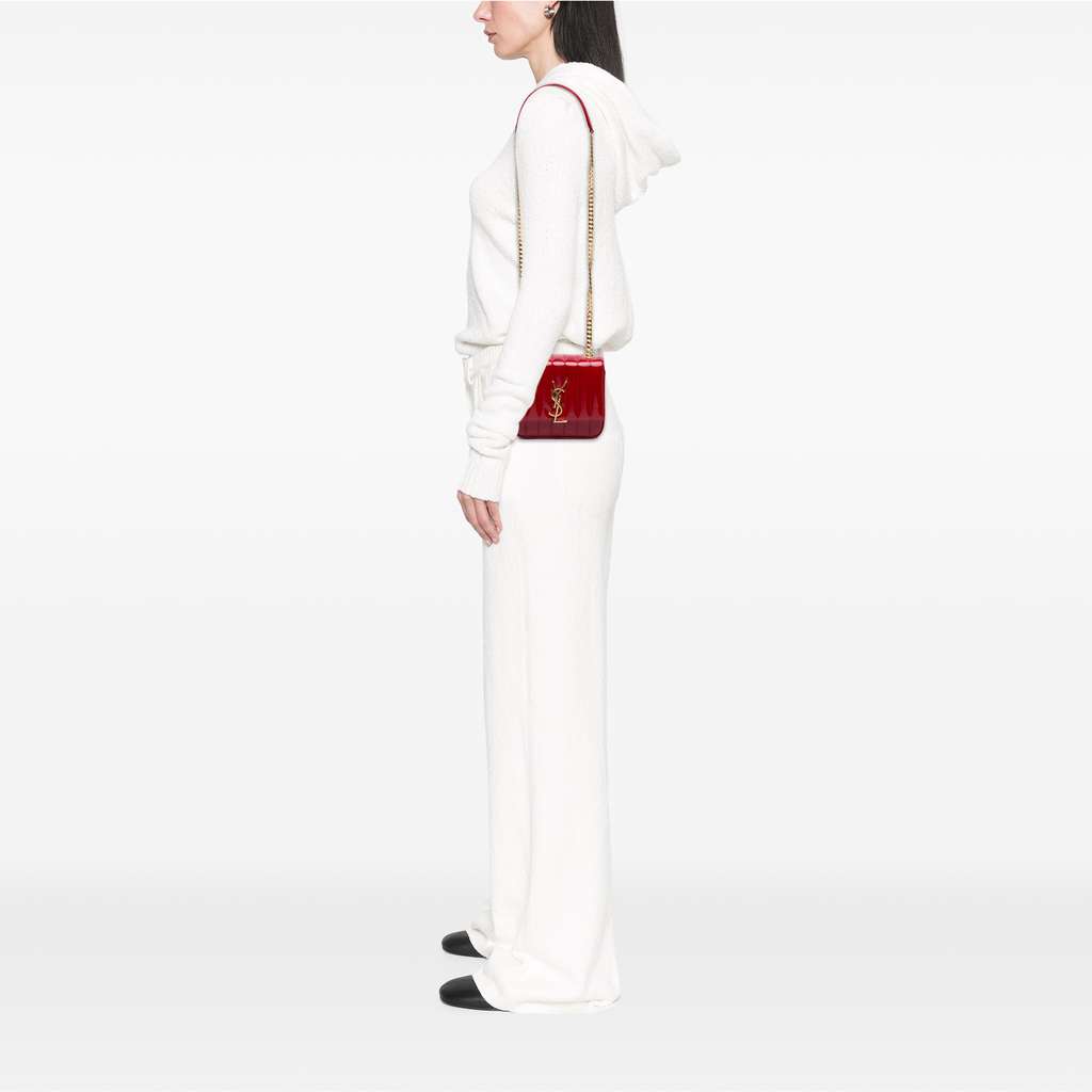 Saint Laurent Small Patent Vicky Crossbody - Detail 2